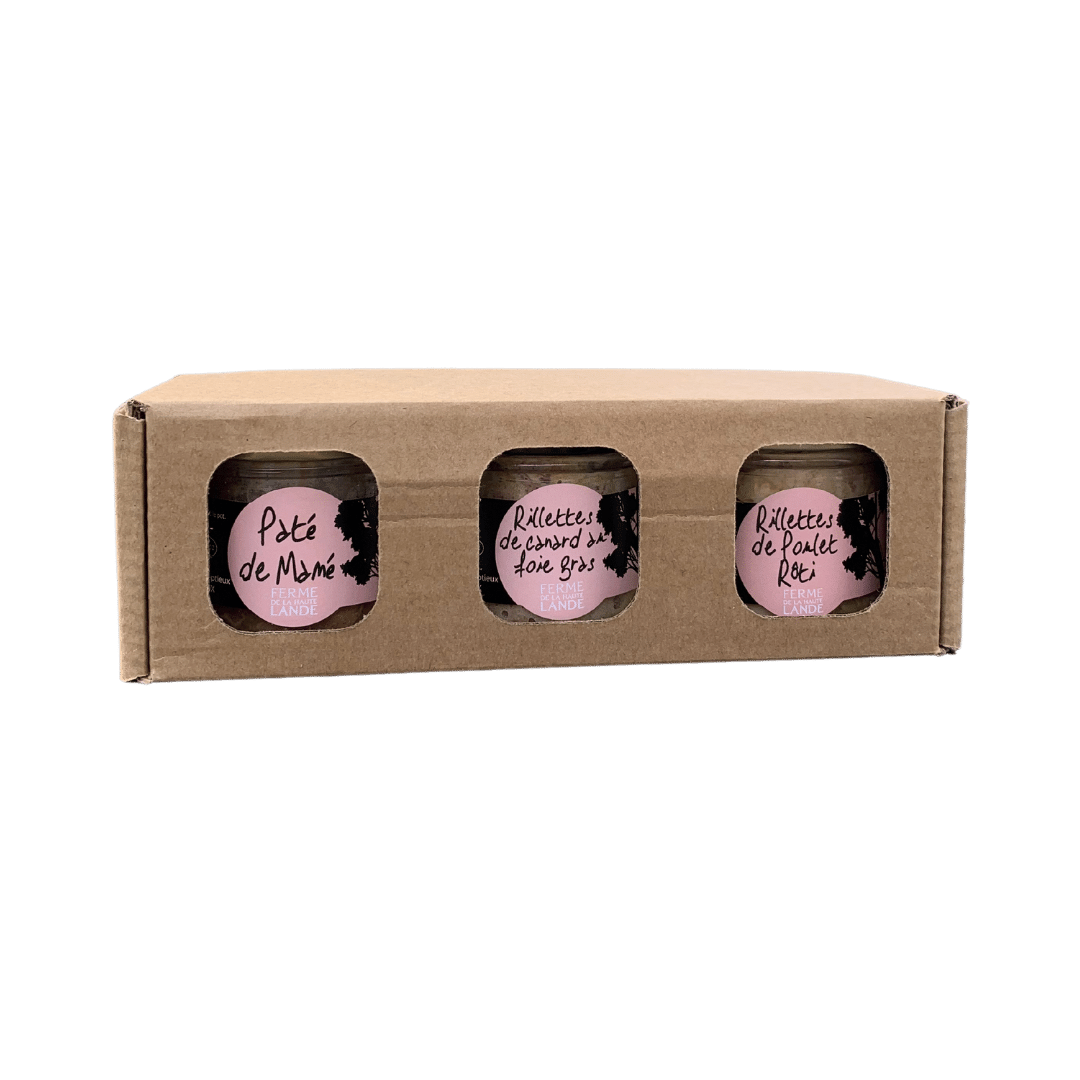 Coffret 3 bocaux - Gourmandises salées