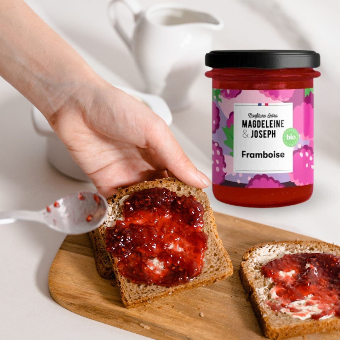 Confiture de framboise Bio (240g)