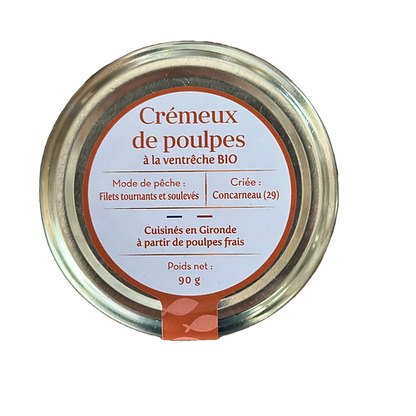 Crémeux de poulpes à la ventrêche séchée Bio (90g)