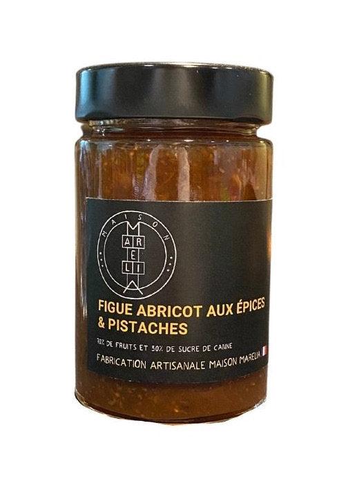 Confiture Figue Abricot Pistaches (250g) - Du Bonheur Dans La Musette