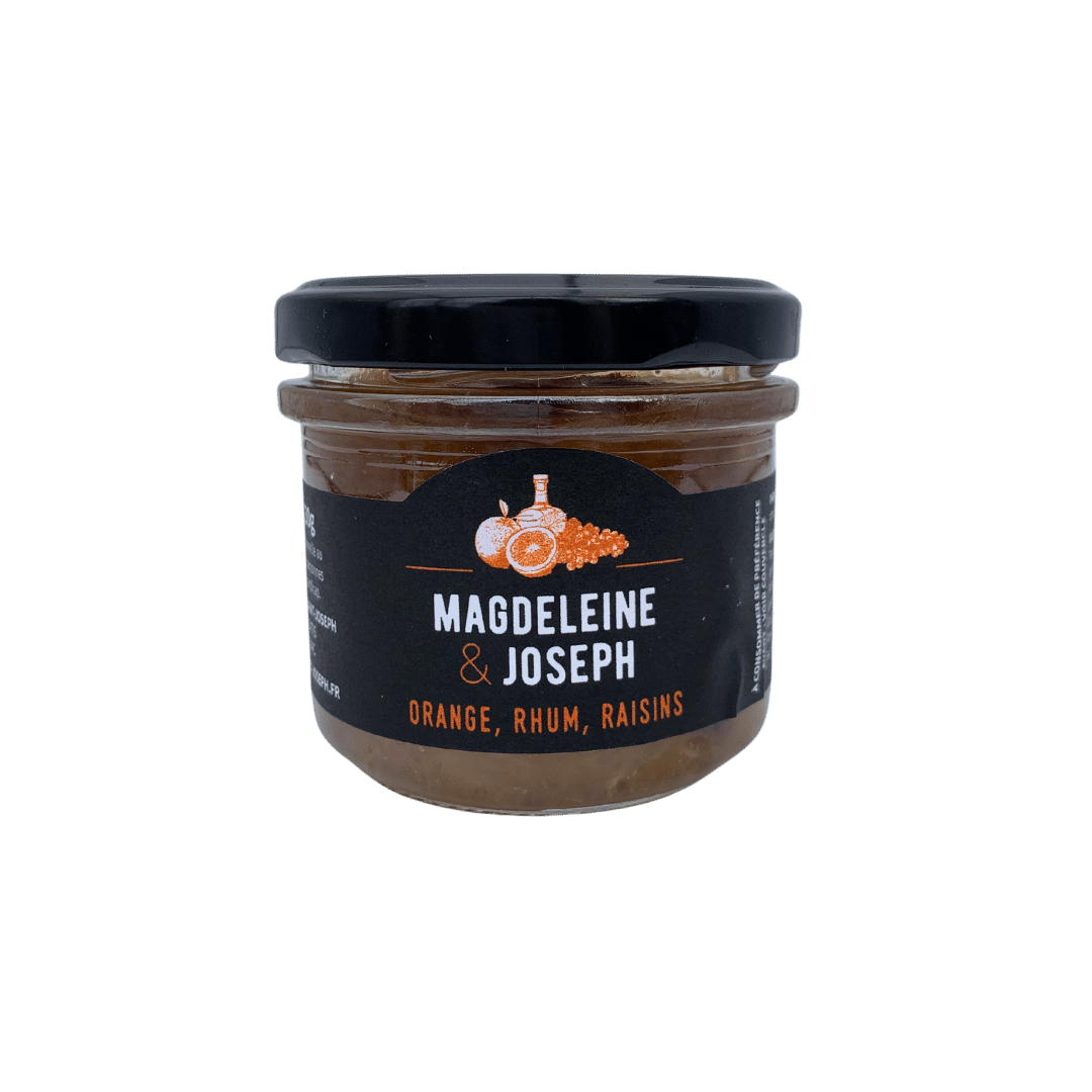 Confiture BIO Orange Rhum Raisin (130g)