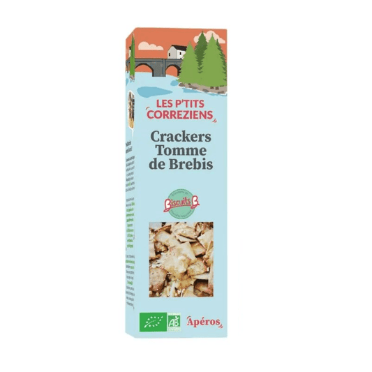Crackers tomme de brebis Bio (80g) - Du Bonheur Dans La Musette