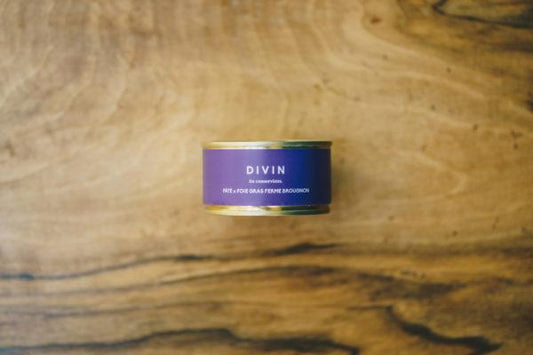 Divin – Pâté de porc Prince noir de Biscay au foie gras (190g) - Du Bonheur Dans La Musette