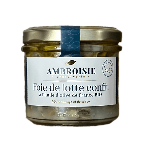 Foie de lotte confit à l’huile d’olive de France Bio (80g) - Du Bonheur Dans La Musette